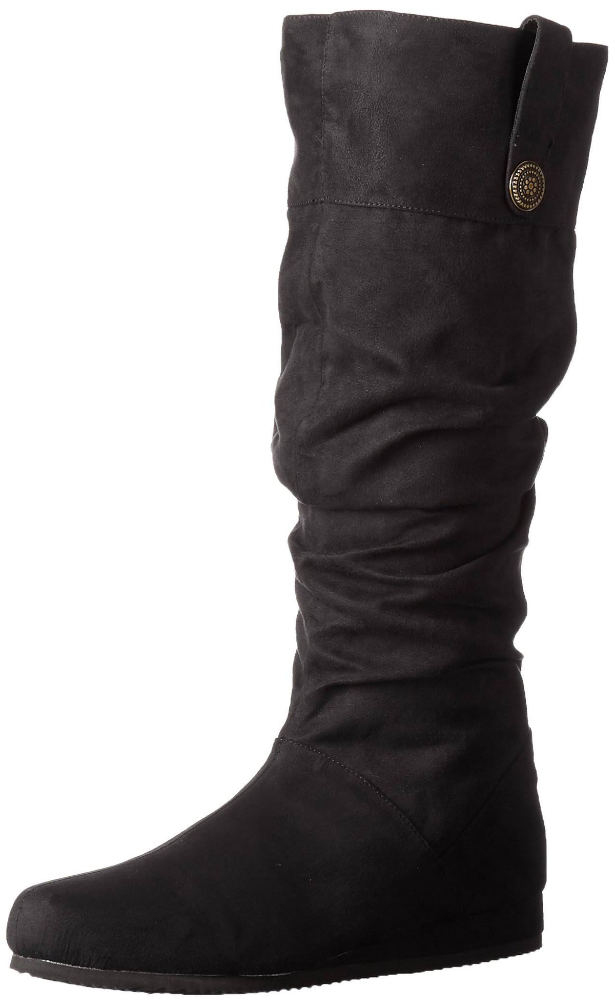 Black Microfiber Renaissance Shoes C994765