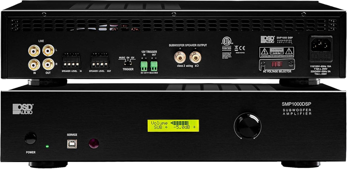 200W Max Digital Subwoofer Amplifier Q2602
