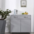 Gray 2-Door Accent Cabinet D407881