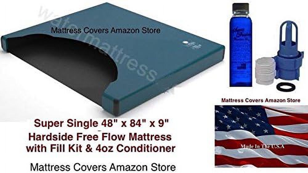 Super Single Flow Waterbed Mattress With Fill Kit And Conditioner O817770